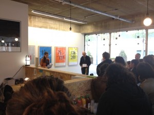 Lecture de François Deck et Raphaële Jeune lors du lancement d'Optical Sound #2 à L'Endroit, Rennes